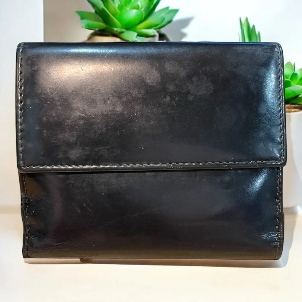 Gucci Black Patent Leather wallet